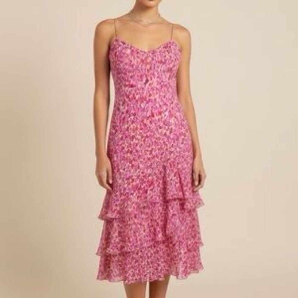 Ann Taylor • Silk Floral Dress